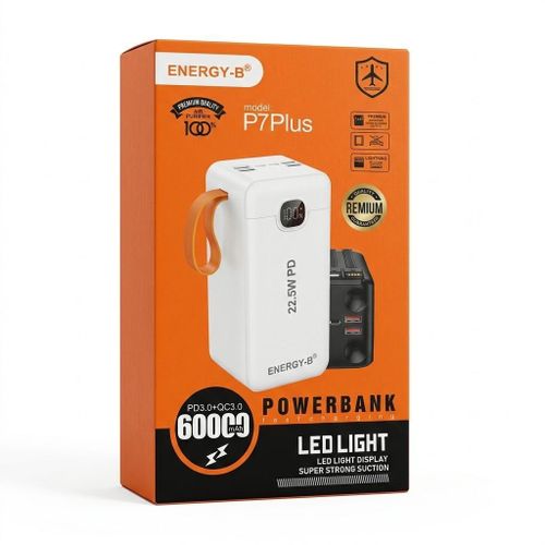 P7Plus 60,000mAh Ultra-High Capacity Power Bank